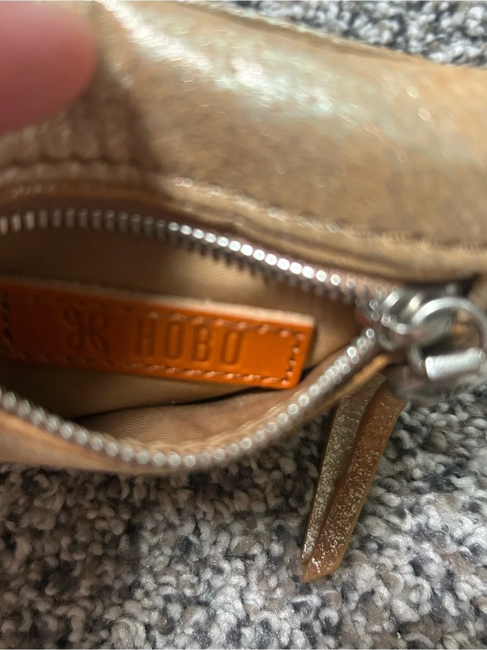 HOBO branded leather
